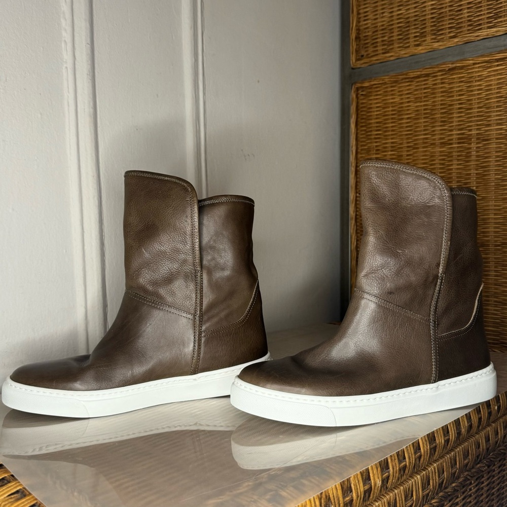 NWOB M. Gemi Shearling Sneaker Boots